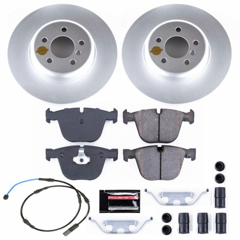 PSB Z23 Evolution Coated Kit - Power Stop 10-17 BMW 535i GT Rear Z23 Evolution Sport Coated Brake Kit
