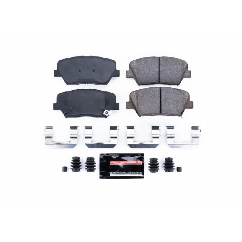 PSB Z23 Evolution Brake Pads - Power Stop 12-17 Hyundai Azera Front Z23 Evolution Sport Brake Pads w/Hardware
