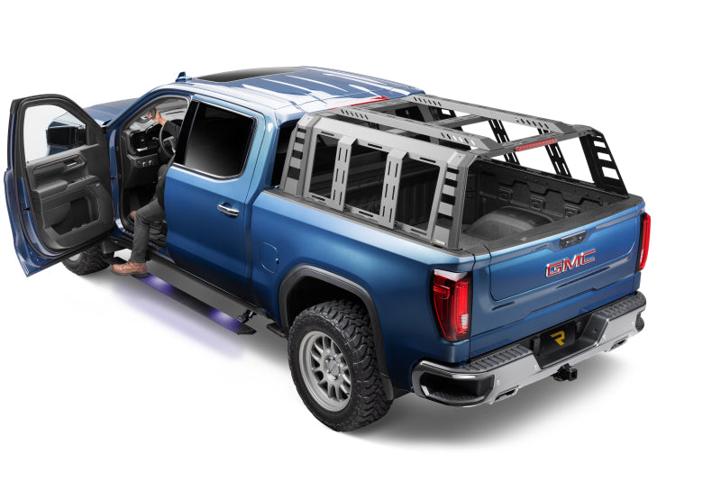 GOR RealTruck VoltStep Running Boards - RealTruck 19-25 Chevy Silverado 1500 CC 4dr VoltStep Electric Running Board Kit - Tex. Blk