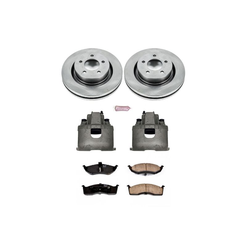 PSB Autospecialty Kit w/Cals - Power Stop 00-04 Chrysler Concorde Front Autospecialty Brake Kit w/Calipers