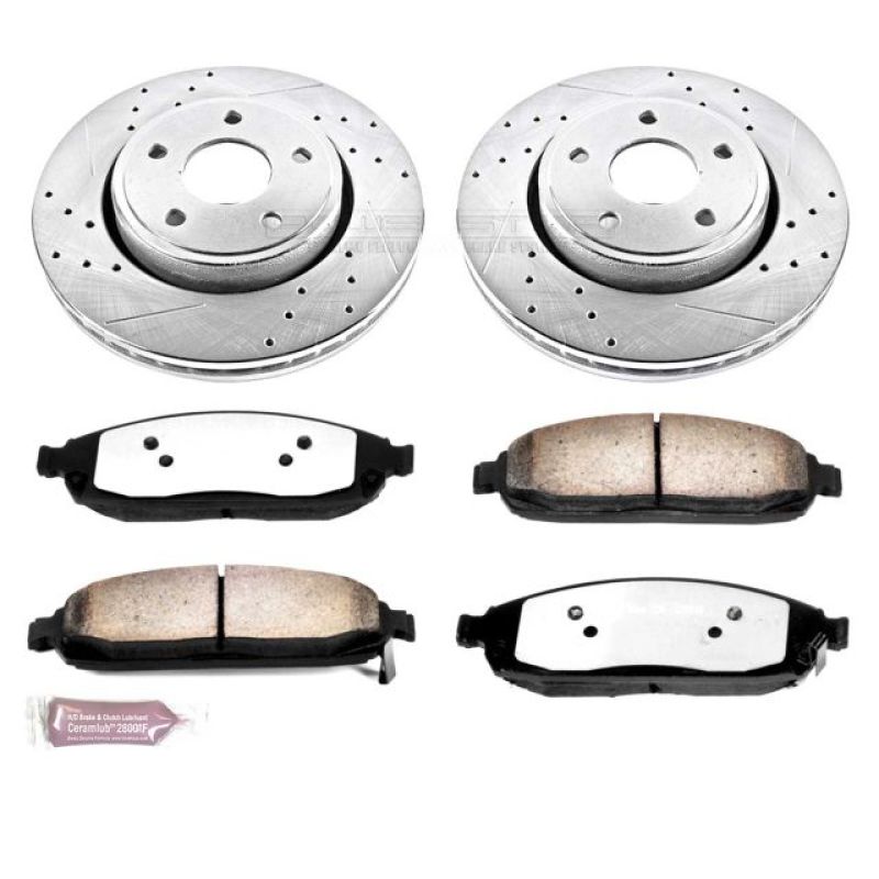 PSB Z36 Truck & Tow Kit - Power Stop 06-10 Jeep Commander Front Z36 Truck & Tow Brake Kit