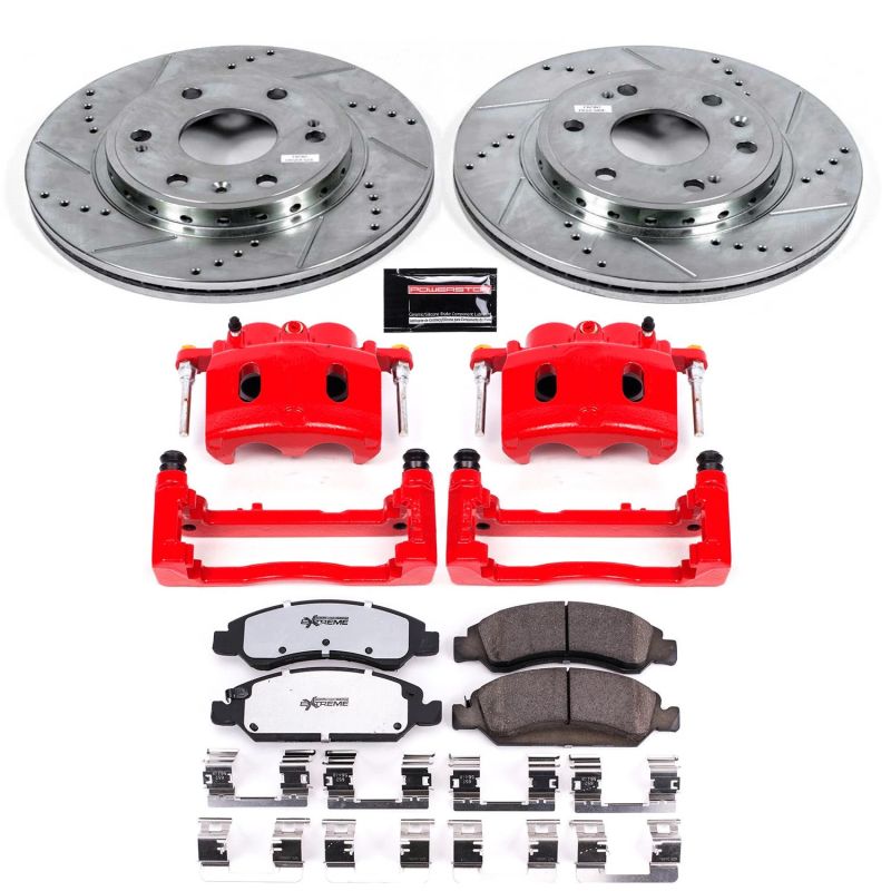 PSB Z36 Truck & Tow Kit - Power Stop 08-20 Chevrolet Tahoe Front Z36 Truck & Tow Kit w/Cals