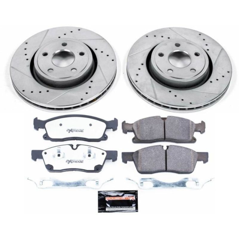 PSB Z36 Truck & Tow Kit - Power Stop 13-16 Dodge Durango Front Z36 Truck & Tow Brake Kit