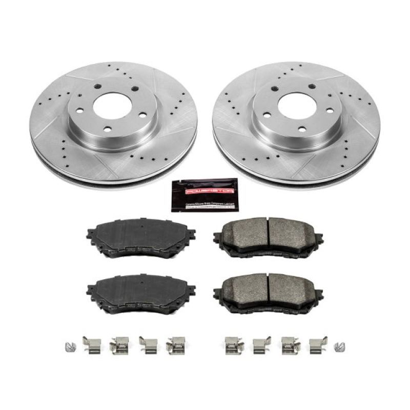 PSB Z23 Evolution Kit - Power Stop 14-18 Mazda 6 Front Z23 Evolution Sport Brake Kit