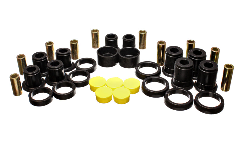 ES Cntrl Arm Bushings - Black - Energy Suspension 02-07 GM SUV Black Rear End Control Arm Bushing Set