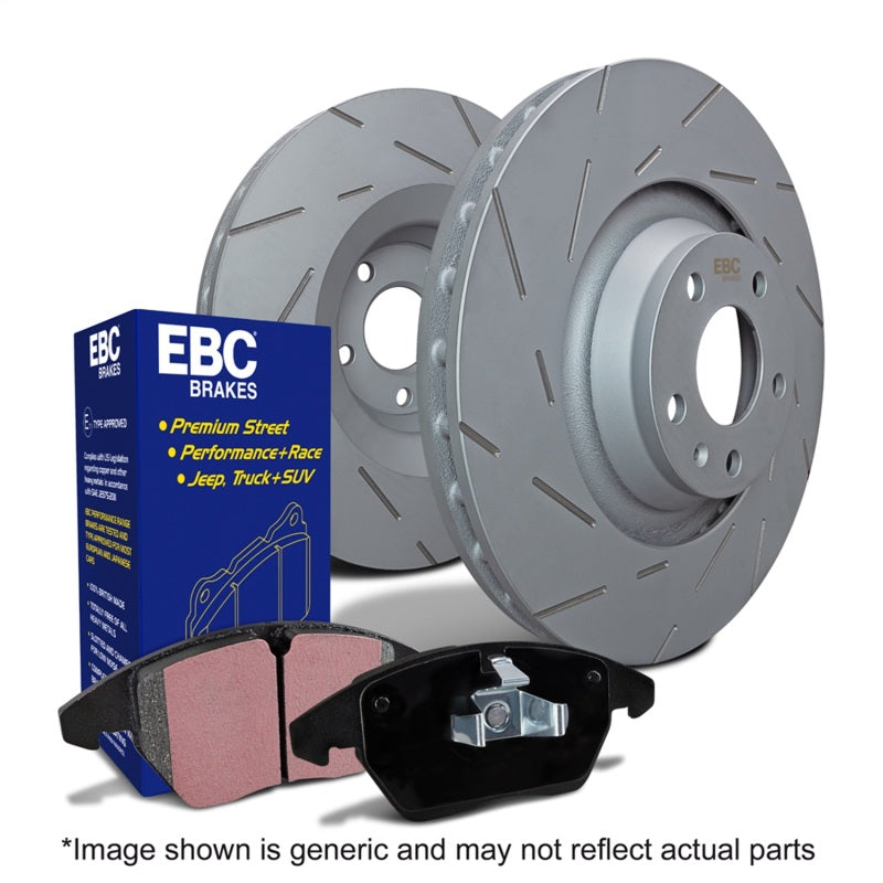 EBC USR Slotted Rotor Sets - EBC S2 Brake Pad and Rotor Kit