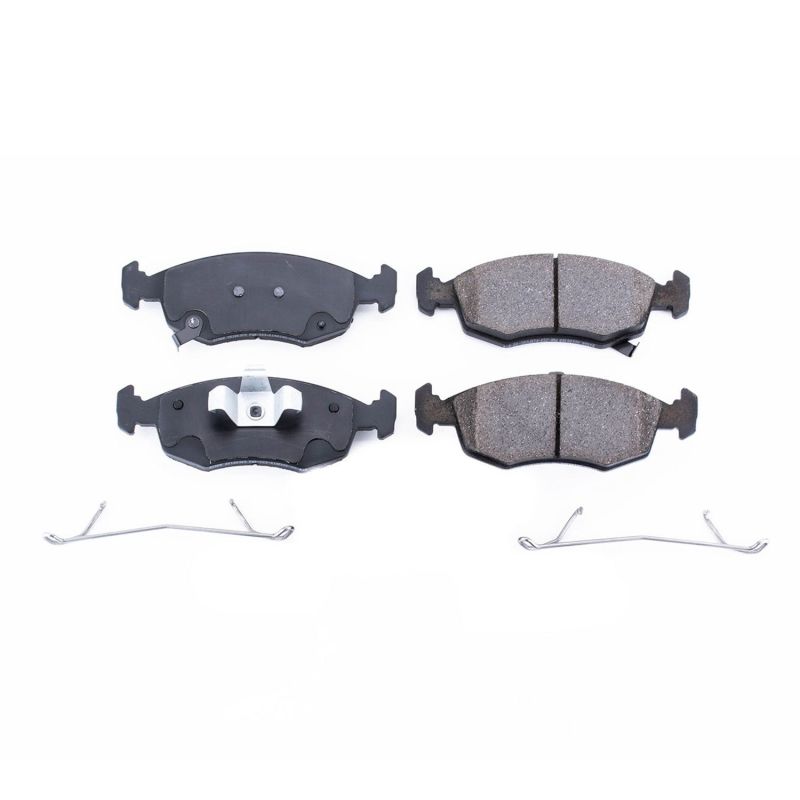 PSB Z17 Evolution Brake Pads - Power Stop 12-18 Fiat 500 Front Z17 Evolution Ceramic Brake Pads w/Hardware