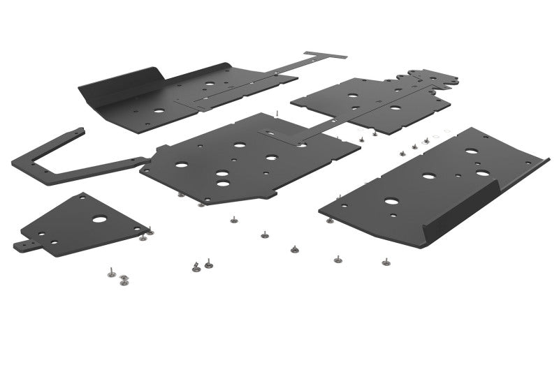 SZM Skid Plate & Rock Slider Kits - Seizmik 20-21 Polaris RZR 1000/XP UHMW Skid Plate w/Rock Slider Kit - Black