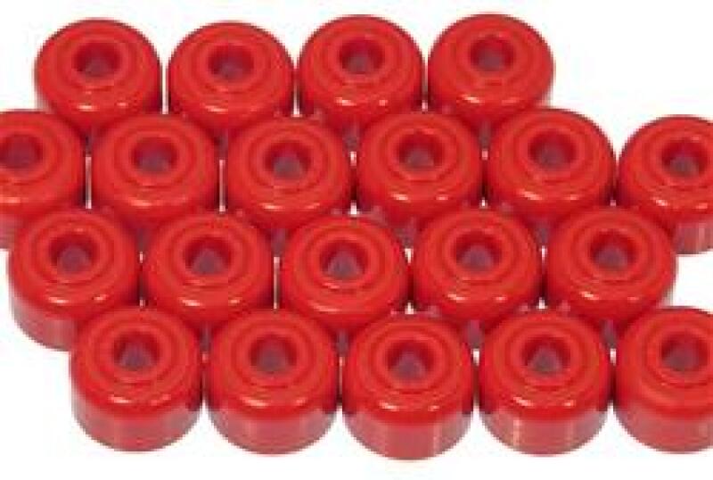 PRO Sway/End Link Bush - Red - Prothane Universal Shock Mount / End Link 5/8 ID SM 1/2 Hour Glass - Red