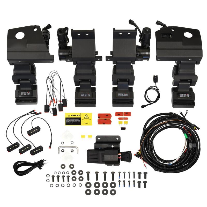WES Running Boards - Pro-e - Westin 21-25 Ford Bronco 2dr (Excl. Bronco Sport) Pro-e Running Boards - Tex. Blk