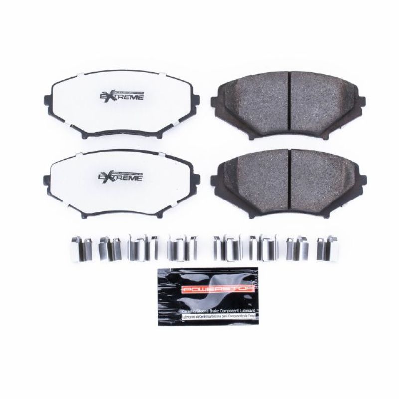 PSB Z26 Extreme Brake Pads - Power Stop 04-11 Mazda RX-8 Front Z26 Extreme Street Brake Pads w/Hardware