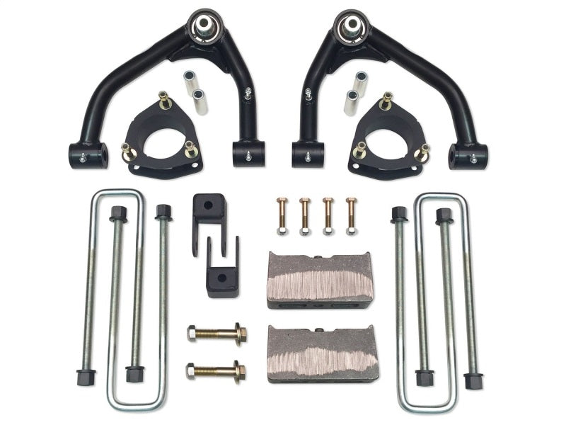 TUF Lift Kits - Tuff Country 07-18 Silverado 1500 2wd 4in Uni-Ball Lift Kit (w/1 Pc OE Cast Stl Up Arm SX8000)