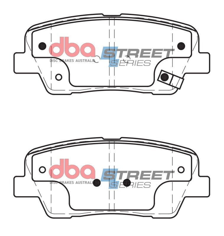 DBA Street Series Brake Pads - DBA 06-09 Hyundai Entourage Street Series Rear Brake Pads
