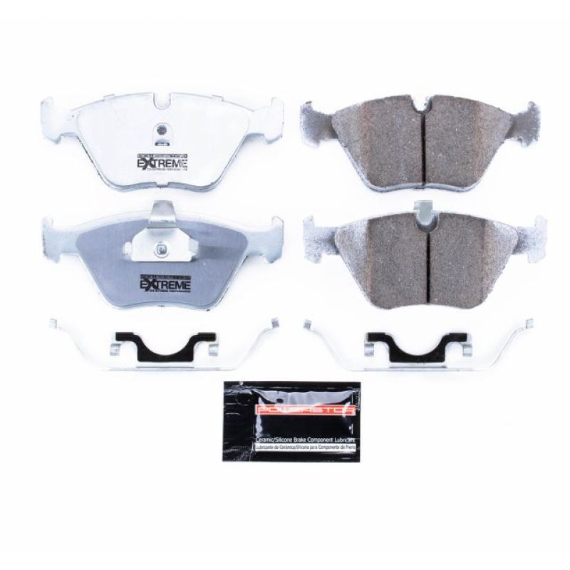 PSB Z26 Extreme Brake Pads - Power Stop 01-05 BMW 525i Front Z26 Extreme Street Brake Pads w/Hardware