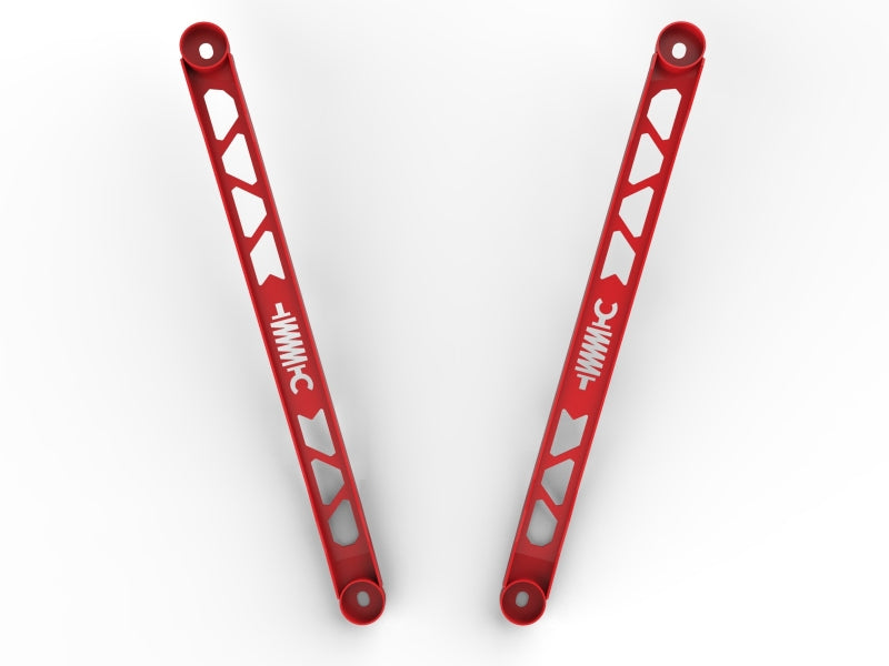 AFE Strut Braces - aFe CONTROL 304 Stainless Steel Front Suspension Strut Brace Red - Toyota GR Supra (A90) 20-21