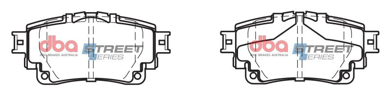 DBA Street Series Brake Pads - DBA 20-22 Toyota Corolla Hatchback Rear Street Series Brake Pads