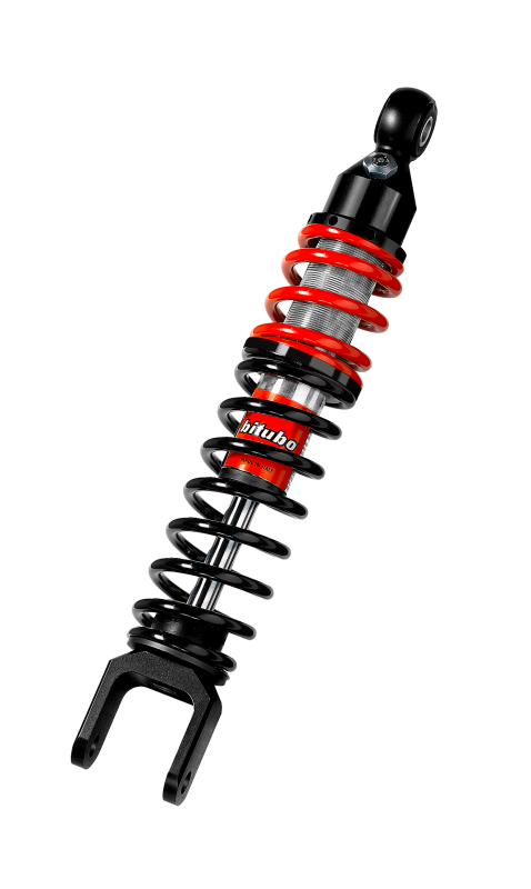 BIT YXB0 Monoshocks - Bitubo YXB0 Monoshock Rear Adjustable: Spring Preload, Red And Black Springs
