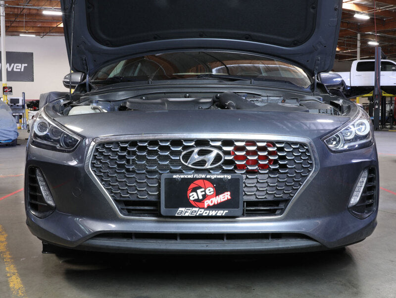 AFE Takeda Momentum Intake - aFe 18-20 Hyundai Elantra GT L4-1.6L (t) Takeda Momentum Dynamic Air Scoop - Red