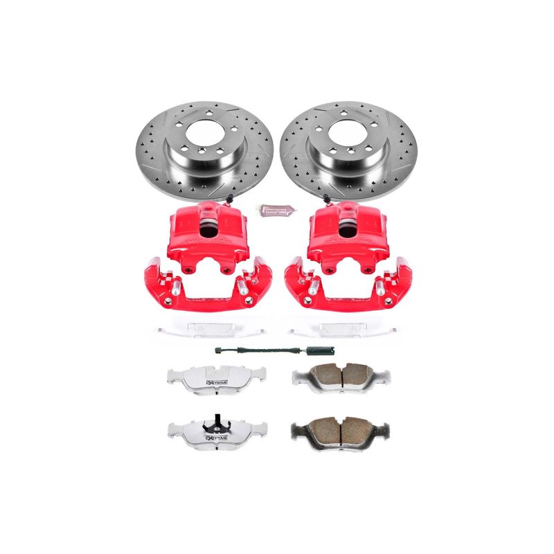 PSB Z26 Street Kit w/Cals - Power Stop 1999 BMW 318ti Front Z26 Street Warrior Brake Kit w/Calipers