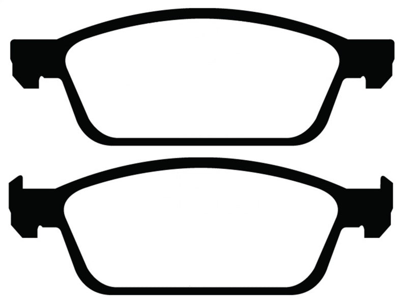 EBC Greenstuff Brake Pad Sets - EBC 2013+ Ford Escape 1.6L/2.0L (Incl 4WD) Greenstuff Front Brake Pads