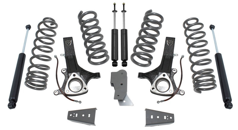 MXT Lift Spindles - MaxTrac 14-18 RAM 1500 2WD Eco Diesel 6.5in/4.5in MaxPro Lift Kit w/MaxTrac Shocks