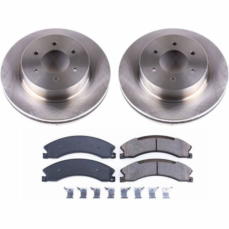 PSB Autospecialty Rotor - Power Stop 16-22 Nissan Titan XD Front Autospecialty Brake Kit