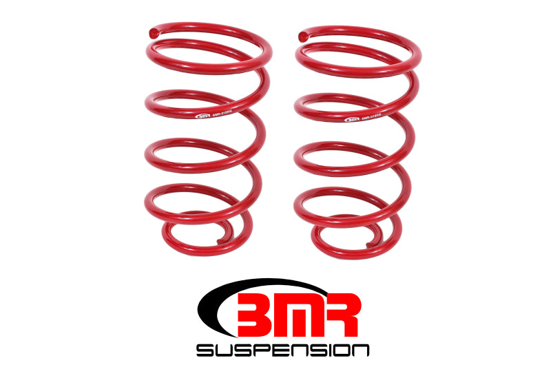 BMR Lowering Springs - BMR 64-66 A-Body Rear Lowering Springs - Red
