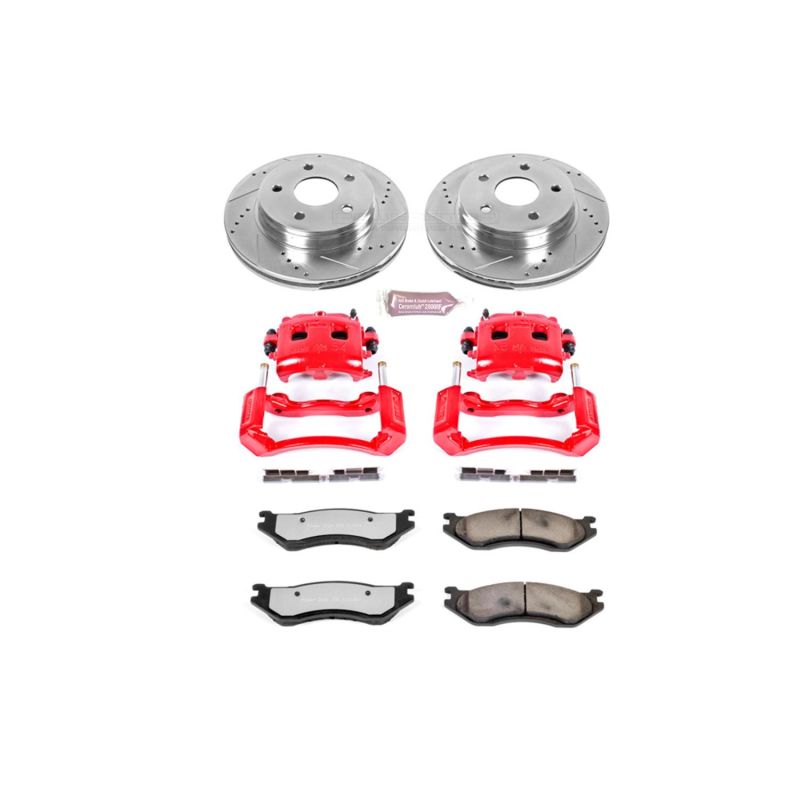 PSB Z36 Truck & Tow Kit - Power Stop 03-05 Dodge Ram 1500 Front Z36 Truck & Tow Kit w/Cals
