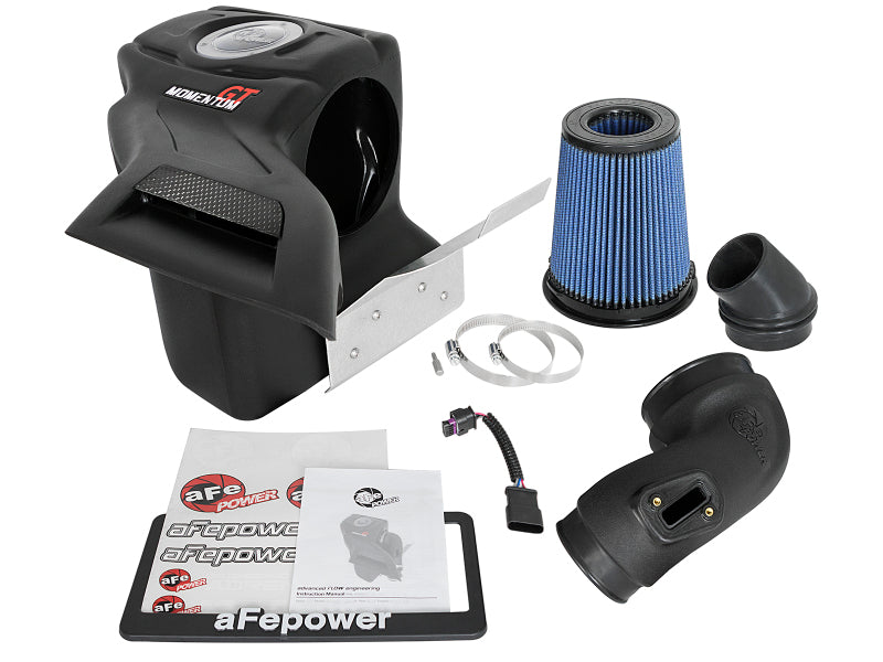 AFE Momentum GT Cold Air Intakes - aFe Momentum GT Intakes Stage-2 P5R AIS 9-16 Audi A4 (B8) L4-2.0L