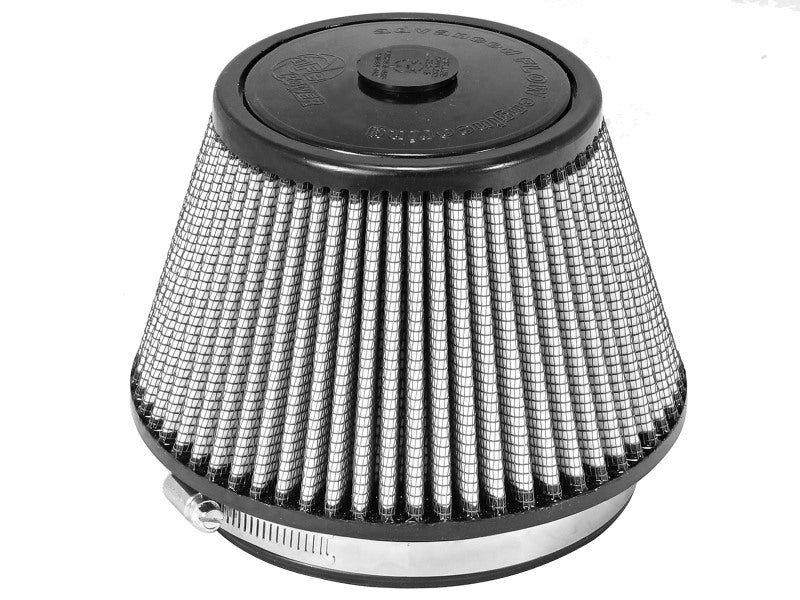 AFE Universal Pro Dry S Filter - aFe MagnumFLOW Air Filters IAF PDS A/F PDS 5-1/2F x 7B x 4-3/4T x 4-1/2H w/ 1Hole
