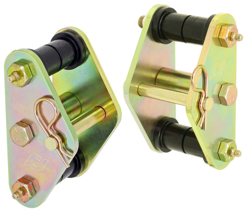 ROK Leafspring Components - RockJock 76-86 CJ Front Tow Shackles with Hardware