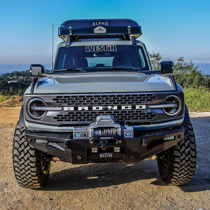 WES XTS Bumpers - Westin 21-23 Ford Bronco(w/sensors excl. Bronco Sport) XTS Bumper - Textured Black