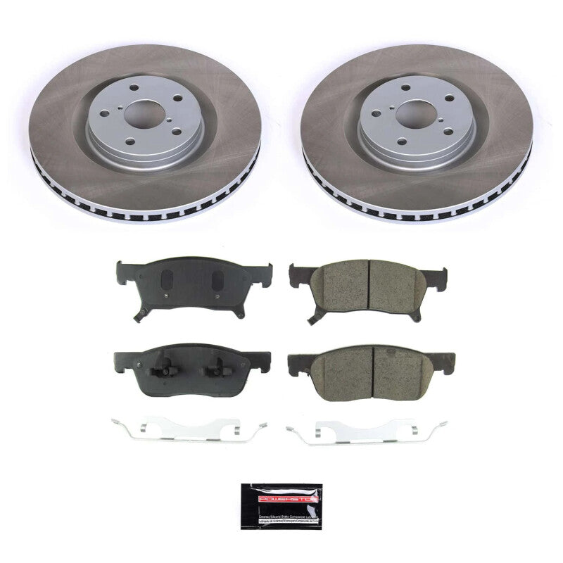 PSB Semi-Coated Rotor Kits - Power Stop 19-22 Subaru Ascent Front Semi-Coated Rotor Kit