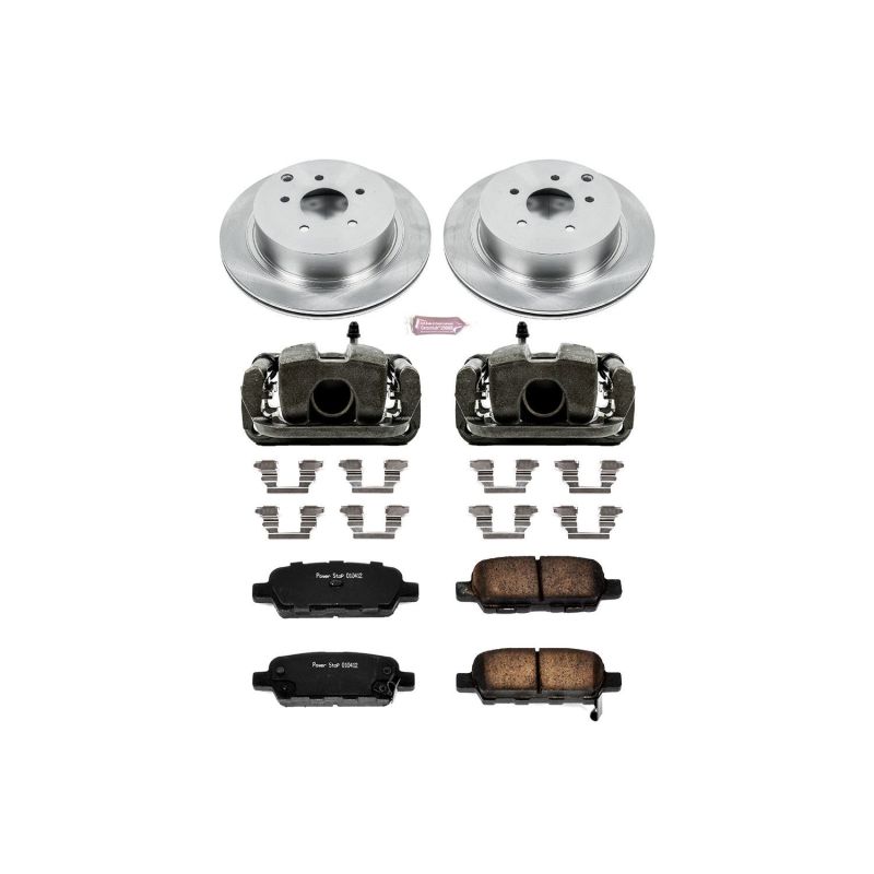 PSB Autospecialty Kit w/Cals - Power Stop 03-12 Infiniti FX35 Rear Autospecialty Brake Kit w/Calipers