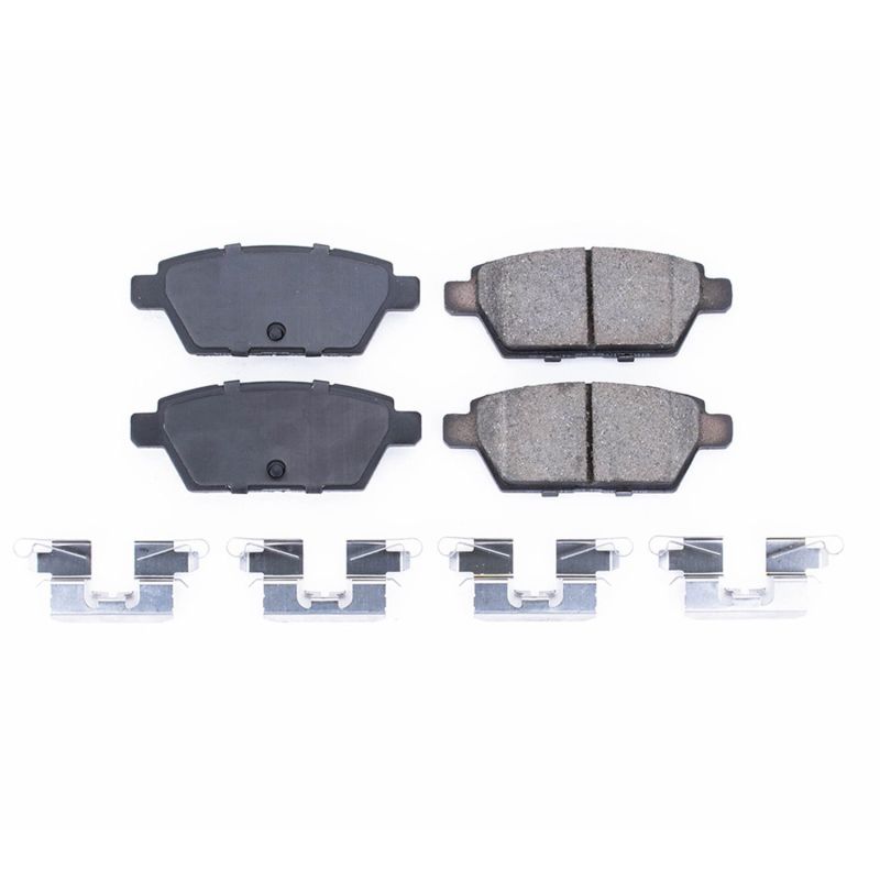 PSB Z17 Evolution Brake Pads - Power Stop 06-12 Ford Fusion Rear Z17 Evolution Ceramic Brake Pads w/Hardware