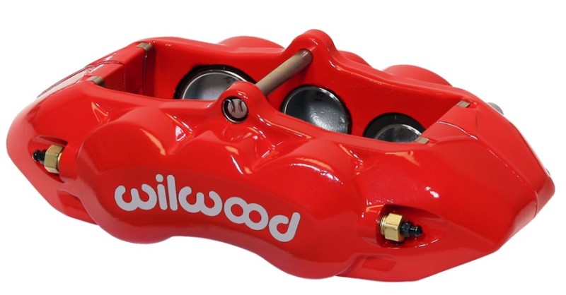 WIL D8 Caliper - Wilwood Caliper-D8-6 L/H Front Red 1.88/1.38/1.25in Pistons 1.25in Disc