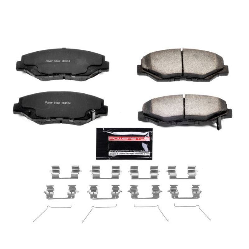 PSB Z36 Truck & Tow Brake Pads - Power Stop 13-15 Acura ILX Front Z36 Truck & Tow Brake Pads w/Hardware