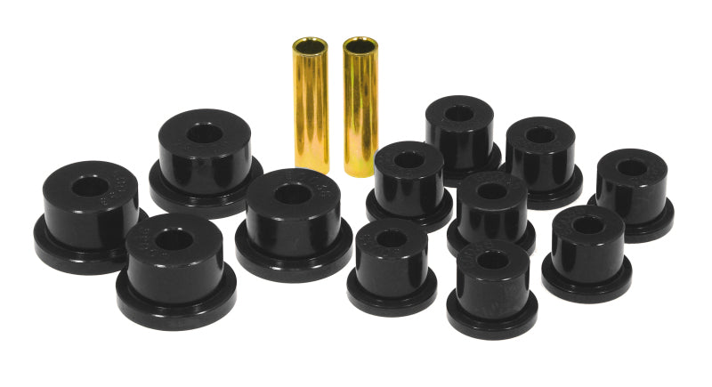 PRO Spring/Shackle Bush- Blk - Prothane 85-88 Suzuki Samurai Spring & Shackle Bushings (OEM Shackles) - Black