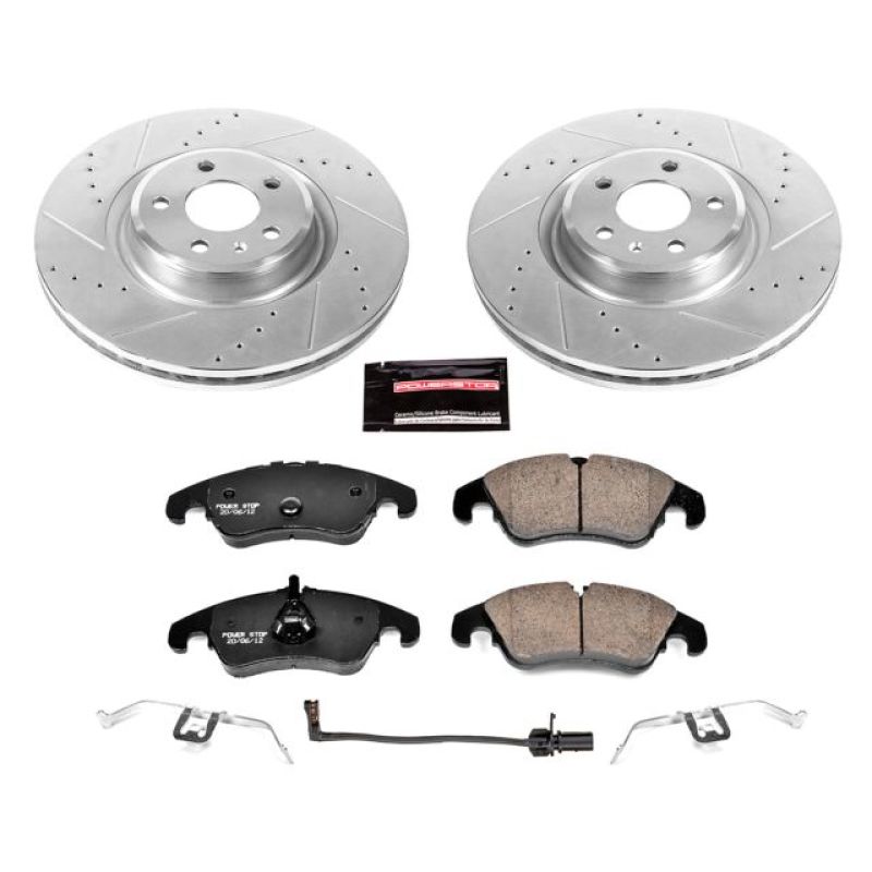 PSB Z23 Evolution Kit - Power Stop 14-18 Audi A6 Front Z23 Evolution Sport Brake Kit