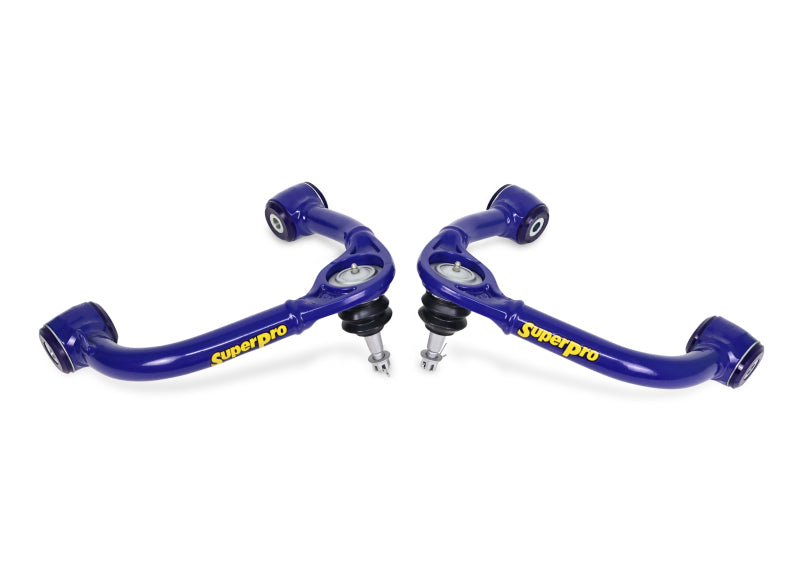 SPR Control Arms - Front - SuperPro 2021+ Ford F150 Fixed Offset Front Upper Control Arm Set