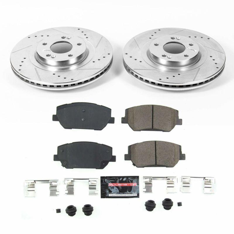 PSB Z23 Evolution Kit - Power Stop 2019 Hyundai Santa Fe Front Z23 Evolution Sport Brake Kit