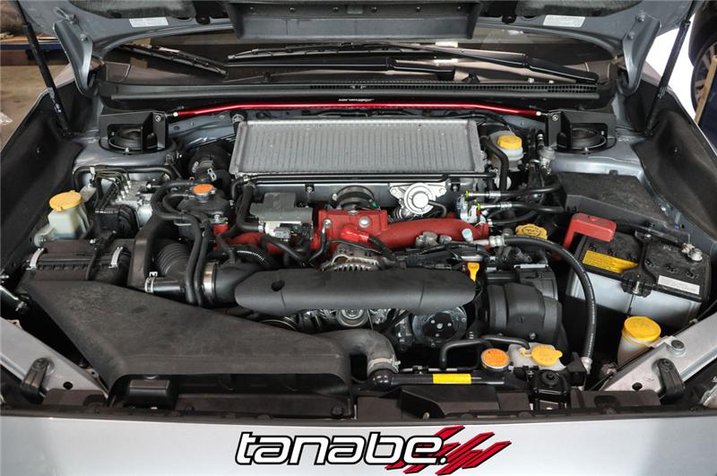 TAN Strut Tower Bars - Front - Tanabe Sustec Front Strut Tower Bar 2015 Subaru WRX/WRX STI