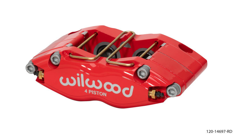 WIL Dynapro Caliper - Wilwood Caliper-Dynapro Single 5.98in Mount-Red 1.58in Piston 1.1in Disc