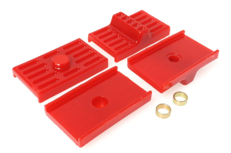 ES Spring Isolators - Red - Energy Suspension 70-81 Camaro / 70-81 Firebird Red Multi Leaf Spring Isolators