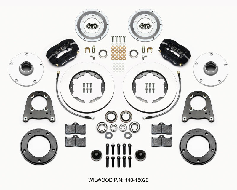 WIL Dynalite Brake Kit - Wilwood Forged Dynalite-M Front Kit 10.75in 1950-1955 MG-TD/TF