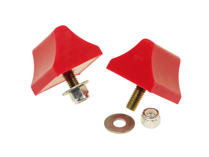 PRO Bump Stops - Red - Prothane Universal Bump Stop 1-3/8 X 2 X 2-1/4 Wedge - Red