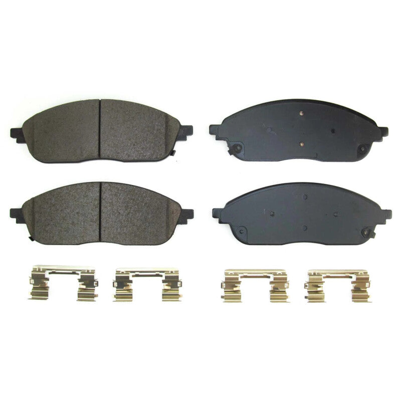 PSB Z17 Evolution Brake Pads - Power Stop 2022 Jeep Grand Cherokee Front Z17 Evo Ceramic Brake Pads w/Hardware