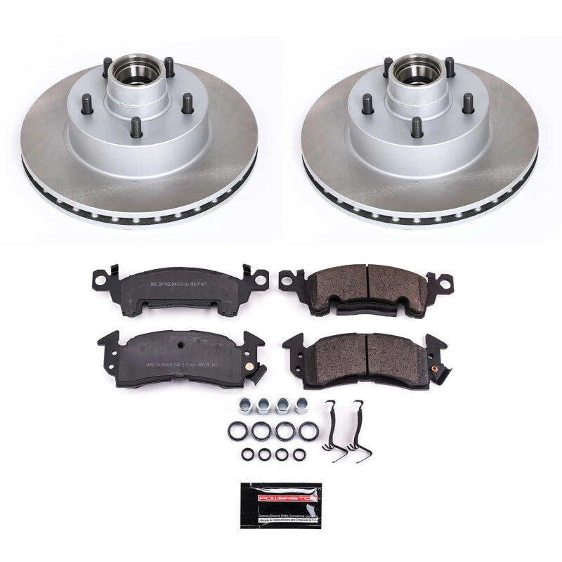 PSB Semi-Coated Rotor Kits - Power Stop 1979 Pontiac Phoenix Front Semi-Coated Rotor Kit