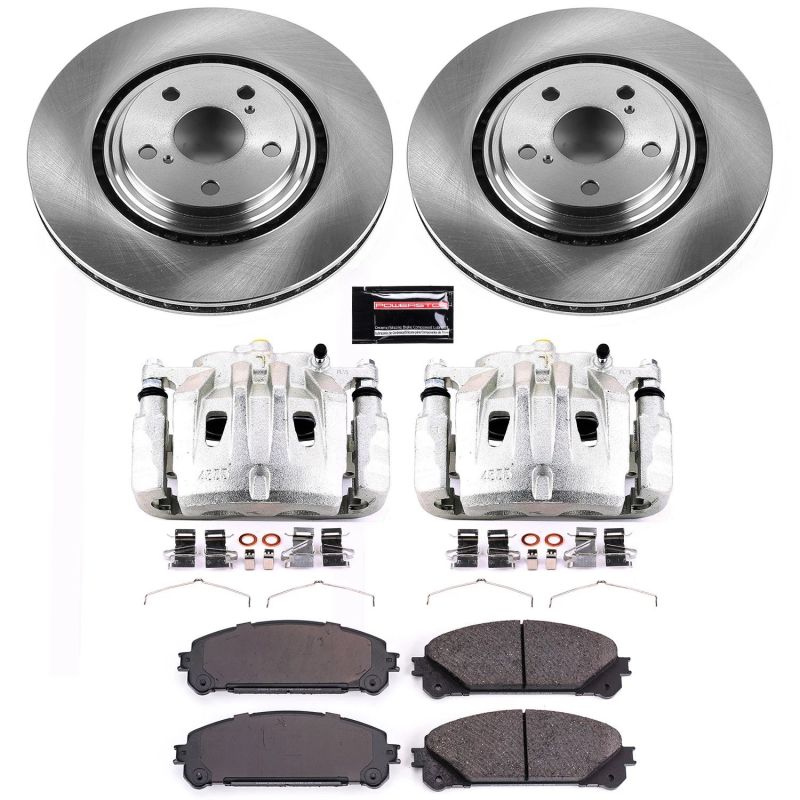 PSB Autospecialty Kit w/Cals - Power Stop 15-17 Lexus NX200t Front Autospecialty Brake Kit w/Calipers