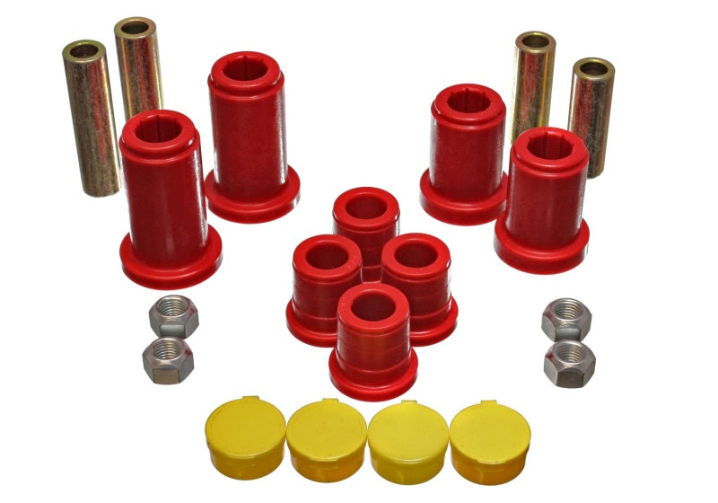 ES Cntrl Arm Bushings - Red - Energy Suspension 98-99 Tahoe/Yukon/Denali / 98-95 K5 Blazer 4WD Red Front End C/A Bushing Set